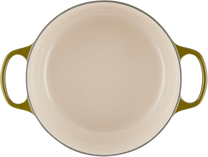 Le Creuset Enameled Cast Iron Signature Round Dutch Oven, 5.5 qt., Olive