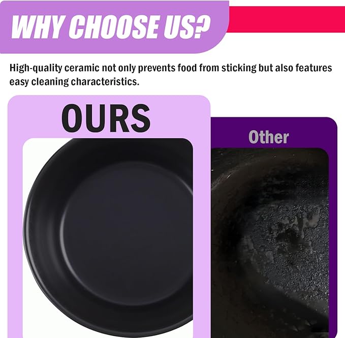 Artestia Swiss Design 2-QT Electric Fondue Pot for Meat, 1500W Ceramic Chocolate Melting Pot with Adjustable Temperature, 6 Fondue Forks, White Ceramic Pot with Rose-Gold Base (Black)