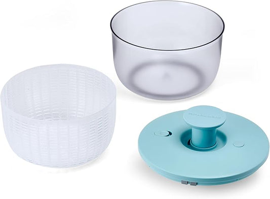 KitchenAid Universal Salad Spinner, 7.43 Quart, Mineral Water