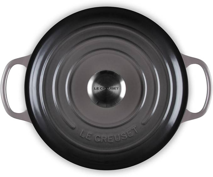 Le Creuset Enameled Cast Iron Signature Round Dutch Oven, 4.5 qt., Oyster