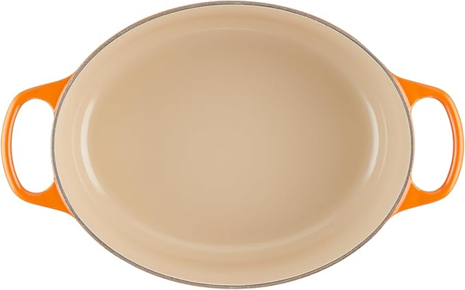 Le Creuset Enameled Cast Iron Signature Oval Dutch Oven, 5 qt, Flame
