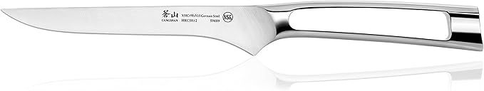 Cangshan N1 Series 59489 German Steel Forged Boning Knife, 6-Inch Flex Blade