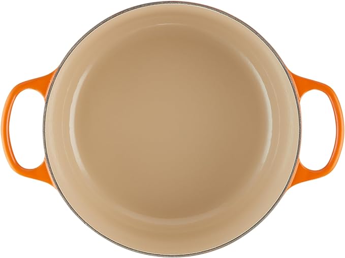 Le Creuset Enameled Cast Iron Signature Round Dutch Oven, 5.5 qt., Flame