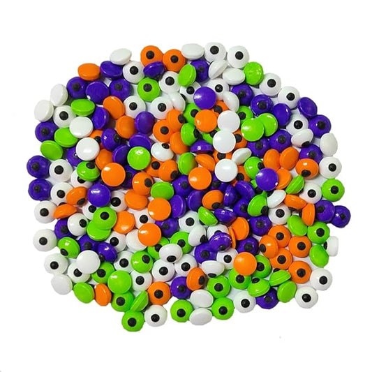 Candy Eyes for Decorating Edible Mix Color Small Candy Eyeballs Halloween Sprinkles for Cupcakes Cake Topper Cookies Baking Googly Eyes Christmas Easter Cake Decorations