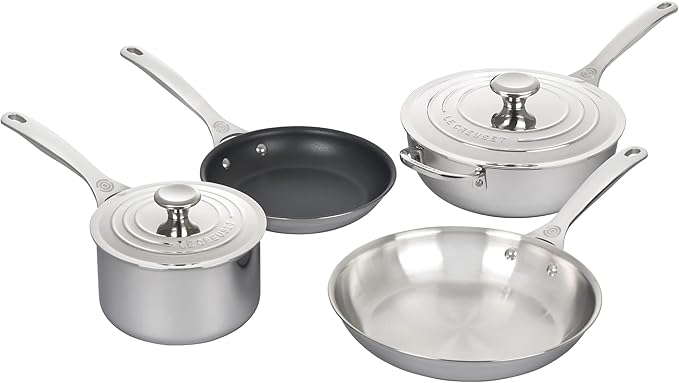 Le Creuset Tri-Ply Stainless Steel 6 pc. Cookware Set