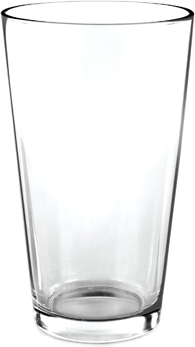 TRUE Pint Beer Glasses, Professional Grade Beer Pint Glasses, Multi Purpose Tumblers, Juice Water Cups, Kitchen Glassware, Home Bar, Set of 6, 16 oz
