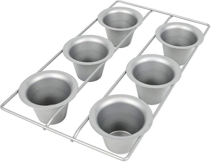 USA Pan Global 6 Cup Popover Pan, Nonstick