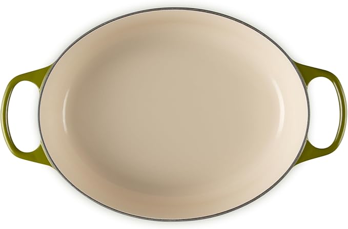 Le Creuset Enameled Cast Iron Signature Oval Dutch Oven, 6.75qt., Olive