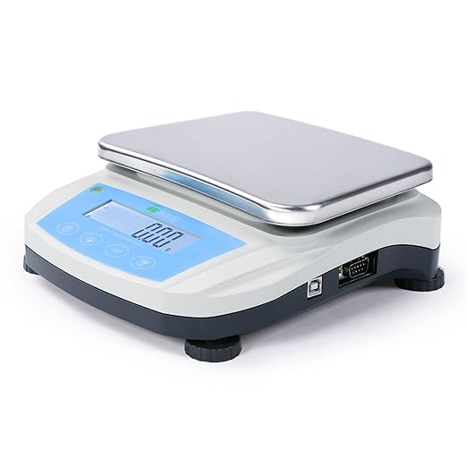 U.S. Solid Precision Lab Scale 5000g x 0.01g Analytical Balance USB RS232 Interface, 19 Measurement Units
