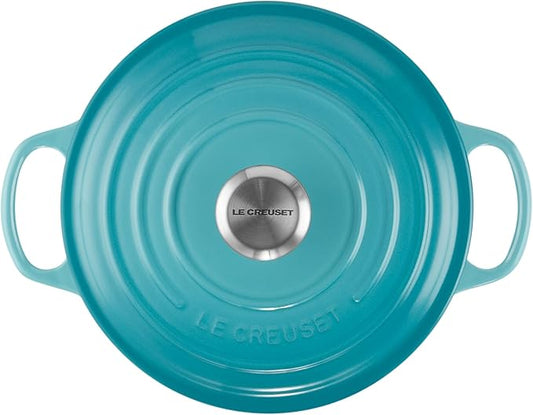 Le Creuset Enameled Cast Iron Signature Sauteuse Oven, 3.5 qt., Caribbean