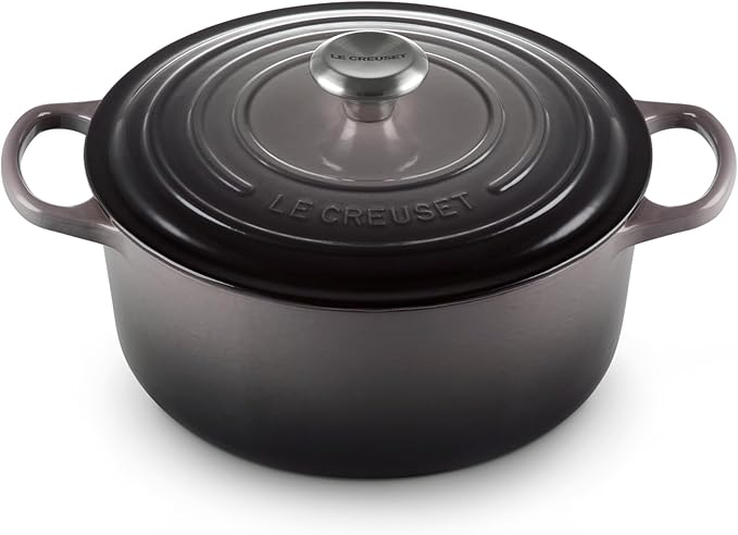 Le Creuset Enameled Cast Iron Signature Round Dutch Oven, 7.25 qt., Oyster