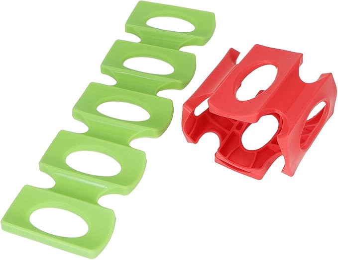 Silicone Bottle Stacking Mat, 4Pcs Can Stacker Can Stacker for Refrigerator Silicone Can Stacker Fridge Organizer Holder Rack