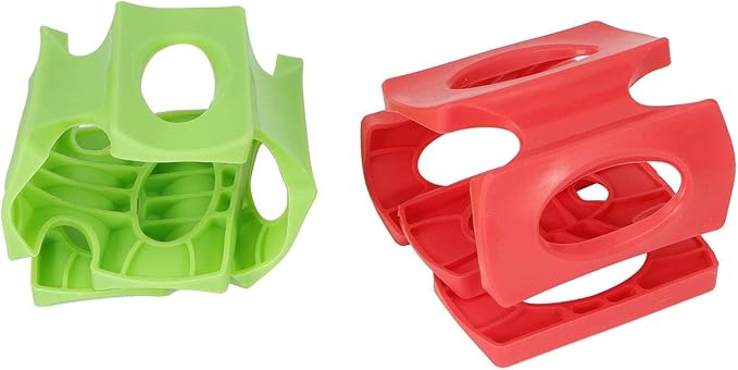 Silicone Bottle Stacking Mat, 4Pcs Can Stacker Can Stacker for Refrigerator Silicone Can Stacker Fridge Organizer Holder Rack