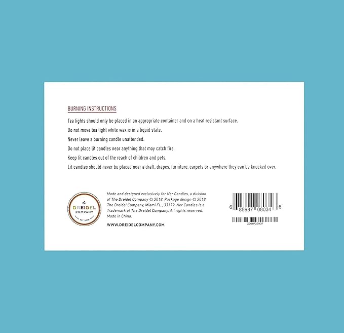 Unscented Tea Lights Candles White, Smokeless, Dripless & Long Lasting Paraffin Small Votive Mini Tealight Candle for Home, Pool, Shabbat, Weddings & Emergencies (50-Pack)