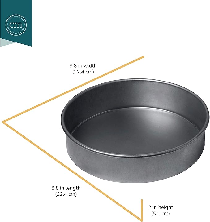 Chicago Metallic Professional Non-Stick Round Cake Pan, 8-Inch