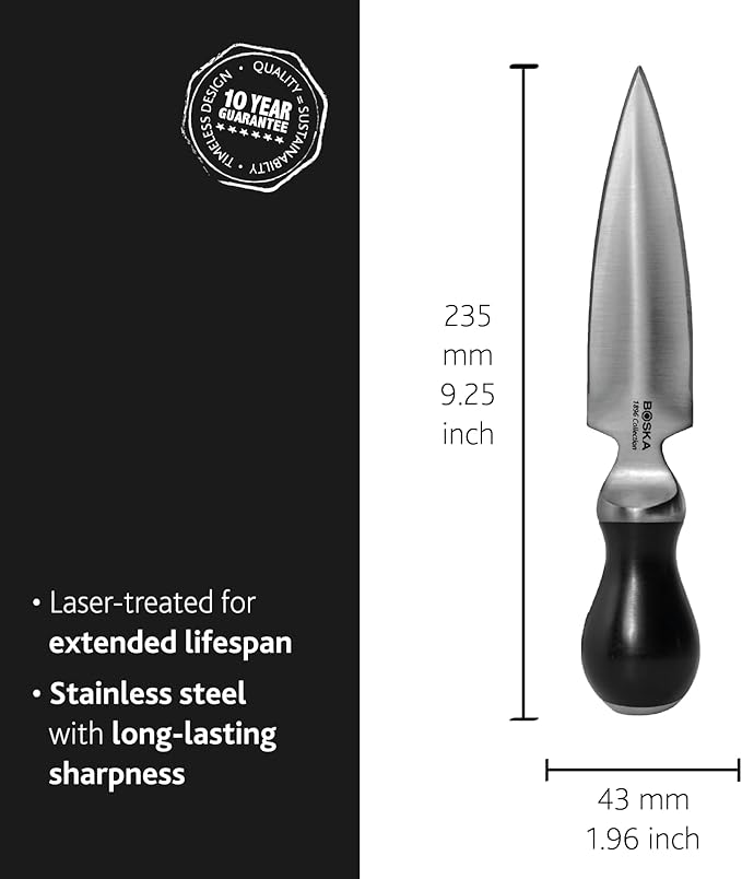 BOSKA Cracking Knife Pro 140 mm – Parmesan Knife - Break knife - For Hard Cheese, Durable Stainless Steel Blade, Ergonomic Handle, Perfect for Breaking Parmesan with Precision - German Steel