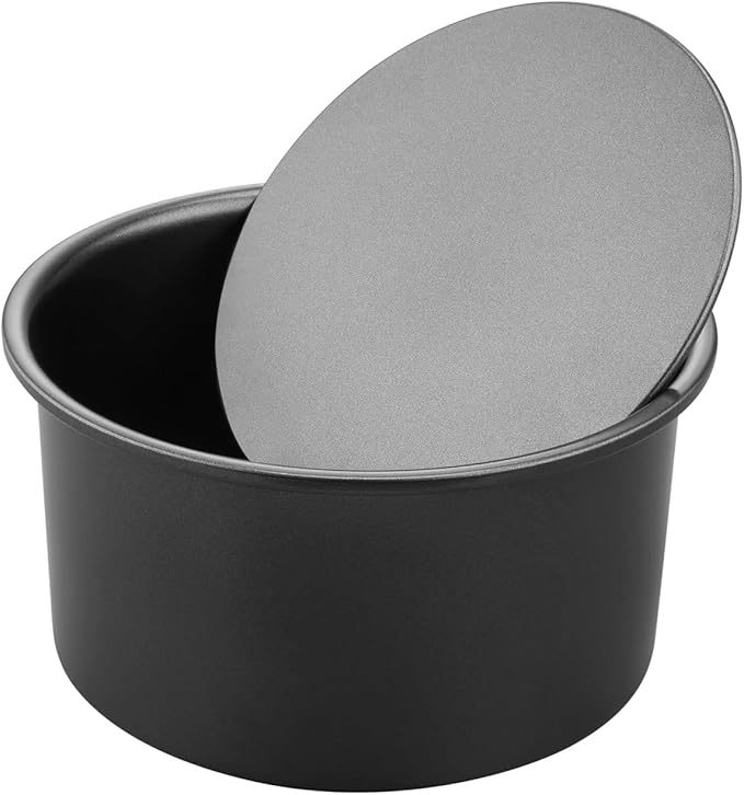 CHEFMADE Round Cake Pan, Nonstick 6-Inch with Removable Loose Bottom Chiffon Bakeware