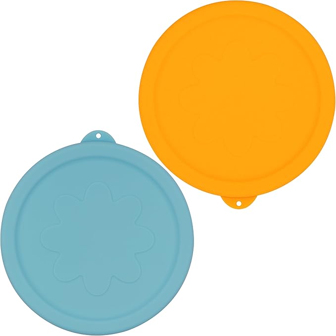 7 Cup Silicone Replacement Lids Storage Cover for Anchor Hocking Glass Bowls (Container not Included) 2 Pack Microwave, Dishwasher and Freezer Safe
