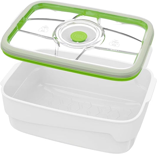 FOSA Vacuum Bread Box 4L (135oz) – Airtight Bread Saver Container for Homemade Loaf, Artisan Bread, Pastries & Food Storage (Pump Sold Separately)