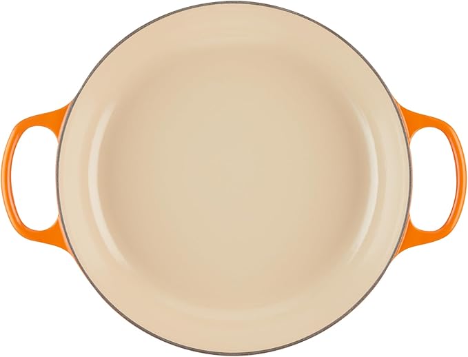 Le Creuset Enameled Cast Iron Signature Braiser, 3.5 qt., Flame