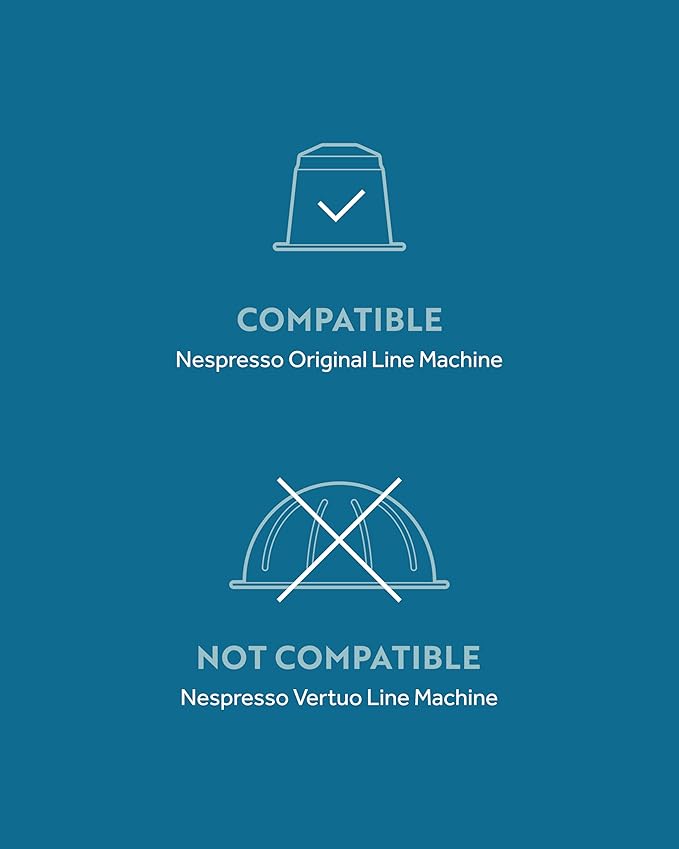 ROSSO CAFFÈ Espresso Coffee Pods for Nespresso Original Machines - 80 Capsules Ice Pack, 2 Rich and Smooth Flavors, Perfect for Iced Summer Coffee - Made in Italy