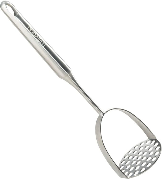 Potato Masher Stainless Steel, Best Mashed Potatoes Masher Kitchen Tool, Potato Smasher For Potatoe, Avocado, Sweet Potato, Beans, Large Heavy Duty Metal Mashing Utensil, 12.5 Inch