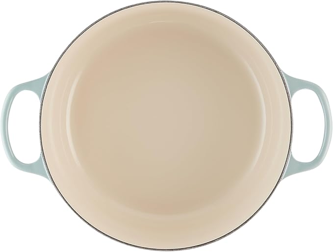 Le Creuset Enameled Cast Iron Signature Round Dutch Oven, 9 qt., Sea Salt