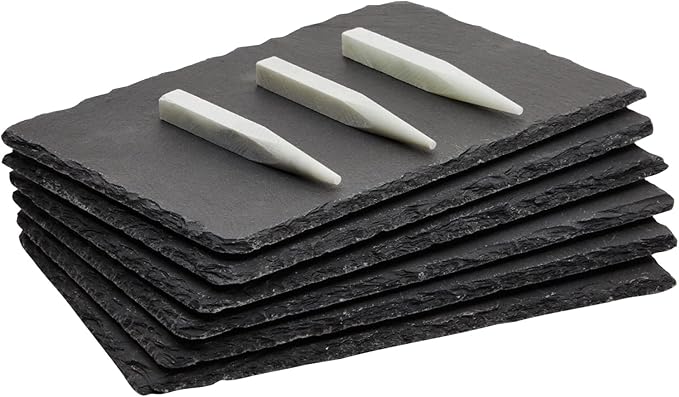 6-Pack, 6 x 8.75 in, Black Slate