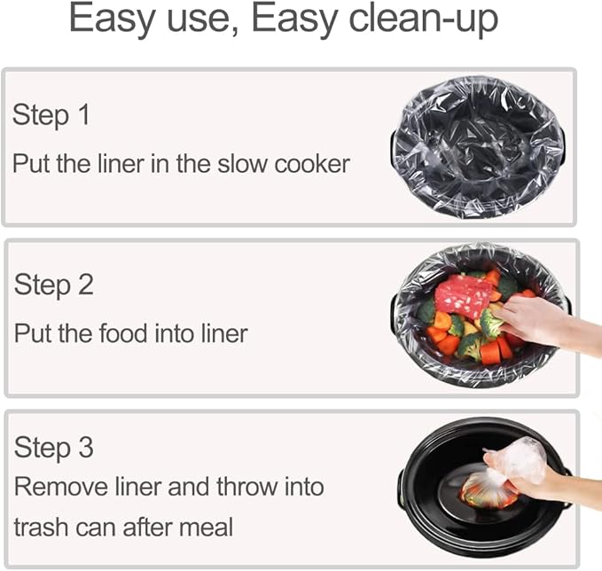 Mini Slow Cooker 0.65qt(20oz) warmer with 10 pcs food safe liners, fondue pot set,chocolate melting pot (stainless steel)