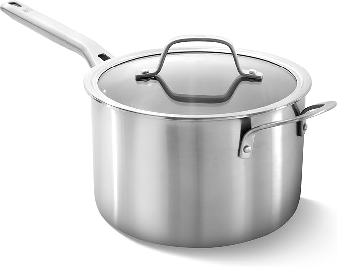 Calphalon Stainless Steel 4.5-Qt Sauce Pan with Lid