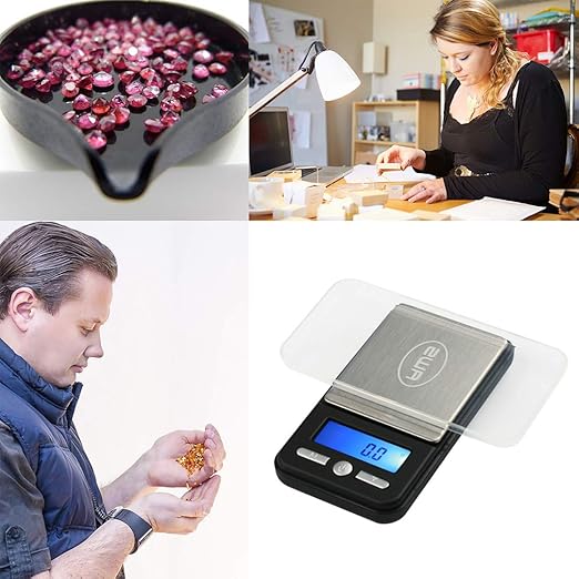 American Weigh Scales Series Digital Pocket Weight Scale, Stainless SteelAC-650-BLK650G X 0.1G(Black)