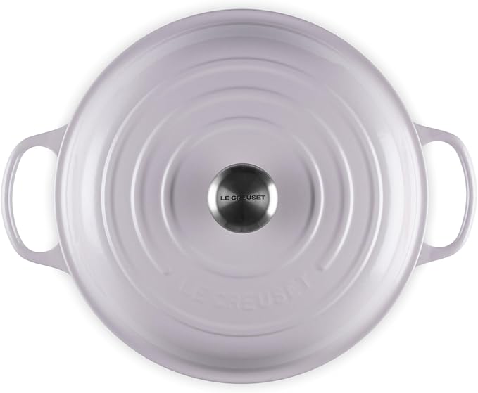 Le Creuset Enameled Cast Iron Signature Braiser, 3.5 qt., Shallot