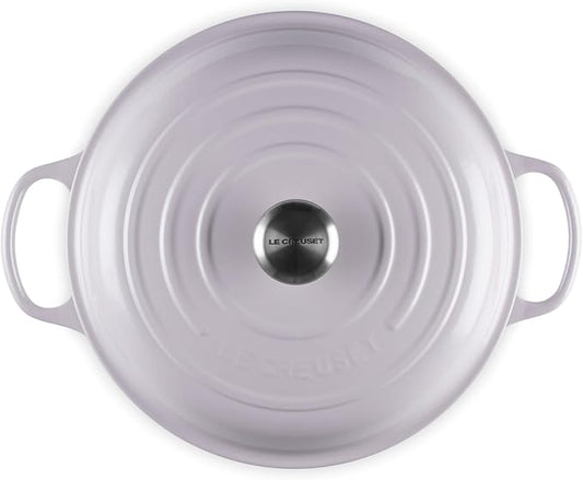 Le Creuset Enameled Cast Iron Signature Braiser, 3.5 qt., Shallot