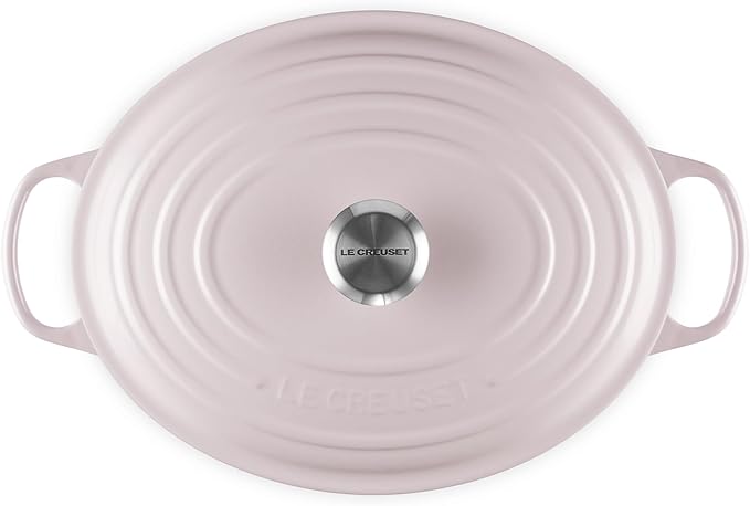 Le Creuset Enameled Cast Iron Signature Oval Dutch Oven, 8 qt., Shallot