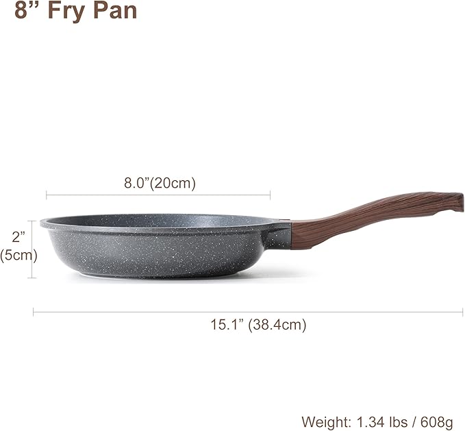 SENSARTE Nonstick Frying Pan (8 Inch)