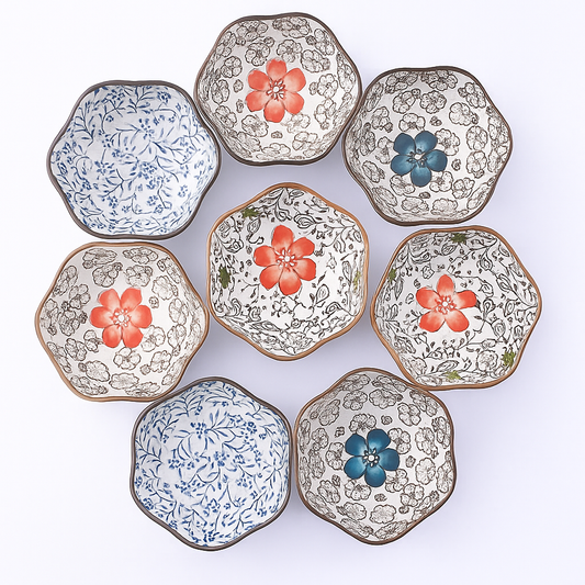 Soy Sauce Dish Set of 8