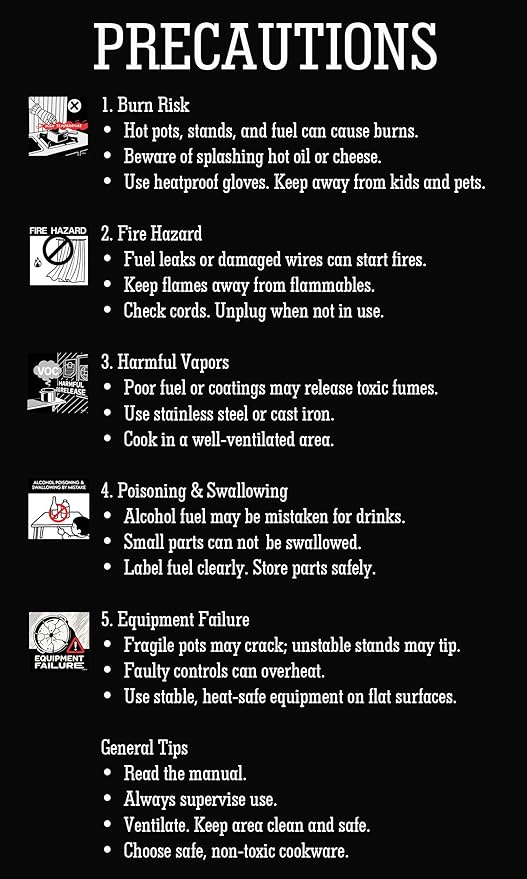 Artestia1500W Electric Swiss Fondue Set for Melting Chocolate Cheese Pot Sets with Temperature Control for Oil Broth Fondue Party, 8 Colored Fondue Forks