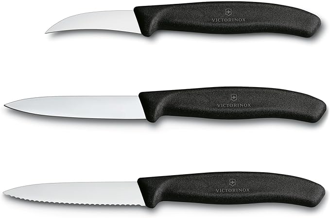 Victorinox Swiss Classic 3-Piece Paring Set, Black, 3-Inch