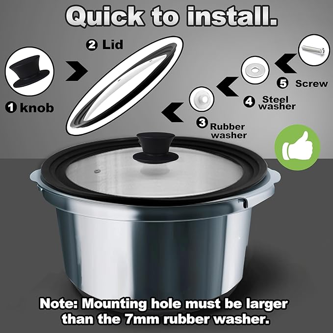 Replacement Silicone Knobs for Pot Lid, Soft Universal Pan Lid Handles - Heat Resistant and Non-Slip Holding Handle Knobs for Kitchen Cookware Lids and Covers - Dishwasher Safe (2 Pack)