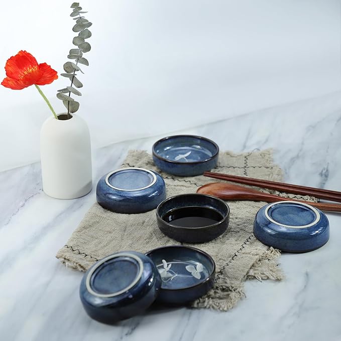 Vintage Style Ceramic Side Dishes Set of 6