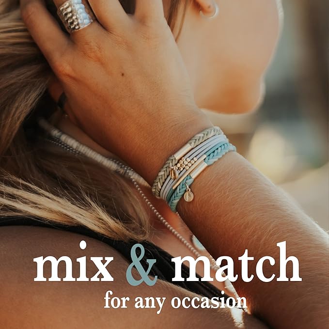 K'lani Hair Tie Bracelets for Women - Elastic Hair Bands That Double as Stylish Jewelry - Dream - Large