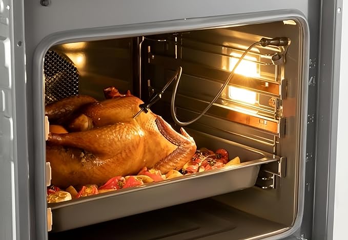 Roasting Pan Heavy Duty Stainless steel Turkey Pans for Oven,Toaster Oven Tray Pans with cooling rack,Hotel Pan, Barbeque Grill Pan,Deep Edge,Mirror treatment, Dishwasher Safe (15.5"x11.6"x2.8")