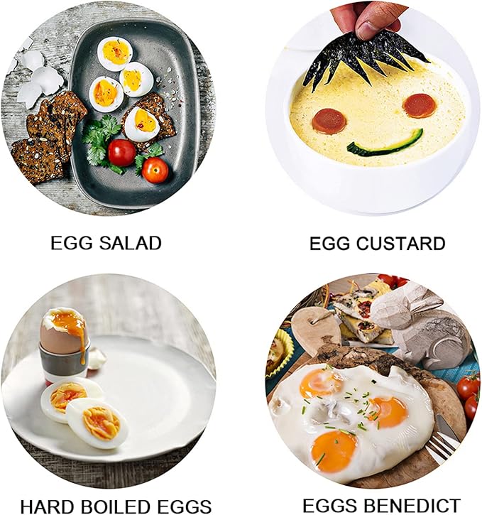 VOBAGA Electric Egg Cooker, Rapid Egg Boiler with Auto Shut Off for Soft, Medium, Hard Boiled, Poached, Steamed Eggs, Vegetables and Dumplings, Stainless Steel Tray with 7-Egg Capacity (Green)