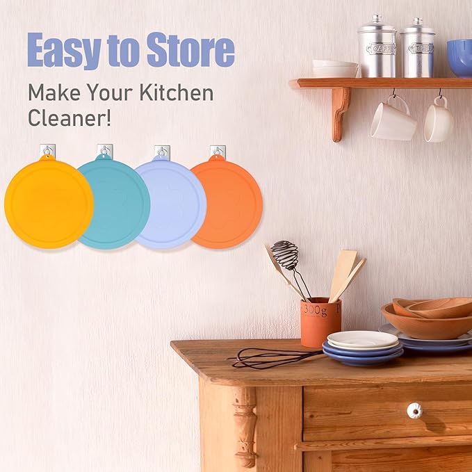 4 Cup Silicone Replacement Lids Storage Cover for Pyrex 7201-PC Glass Bowls (Container not Included) 4 Pack Microwave, Dishwasher and Freezer Safe