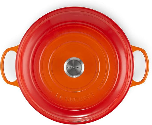 Le Creuset Enameled Cast Iron Signature Braiser, 5 qt., Flame
