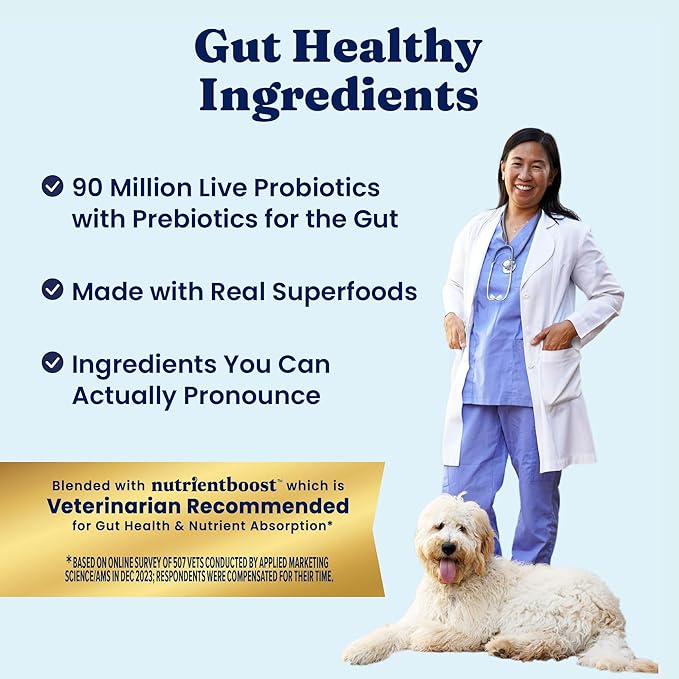 Solid Gold Toy & Small Breed Dry Dog Food Small Bites – Real Chicken, Grain Free Gluten Free, High Fiber Healthy Kibble w/Probiotics for Gut Health & Digestion Support– All Ages – NutrientBoost™ –11LB