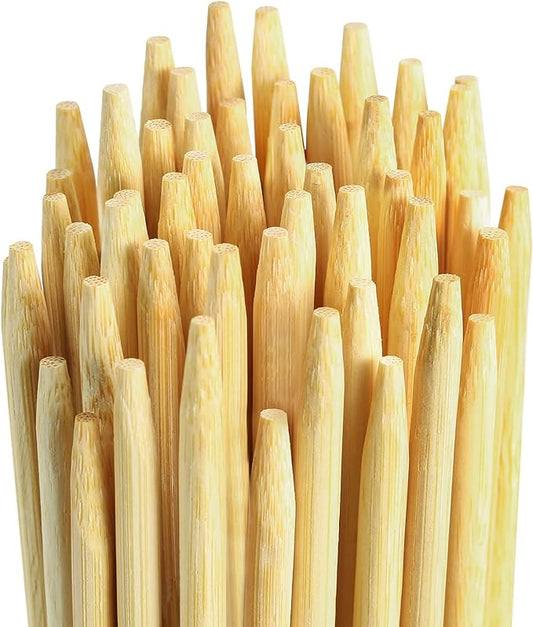 240 PCS Smores Sticks 36" Long 5mm Thick, Marshmallow Roasting Smore Sticks Bamboo, Disposable Marshmellow Sticks Camping Heavy Duty SMores Skewers for Outdoor Fire Pits Campfires Hot Dog Sausage