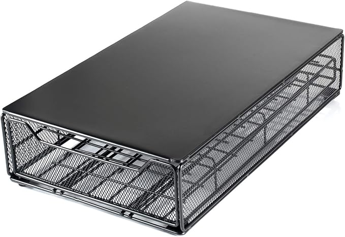 Coffee Pods Holders for Tassimo Discs Coffee Capsule Metal Storage Drawer Capacity 60 pcs