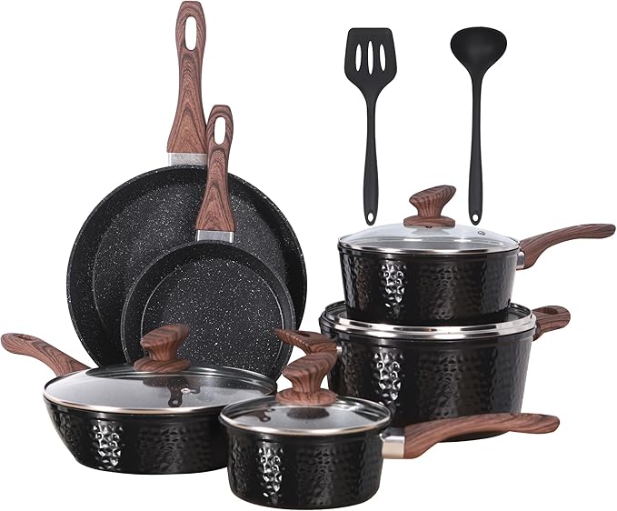 Pots and Pans Set Non Stick (12 pcs)