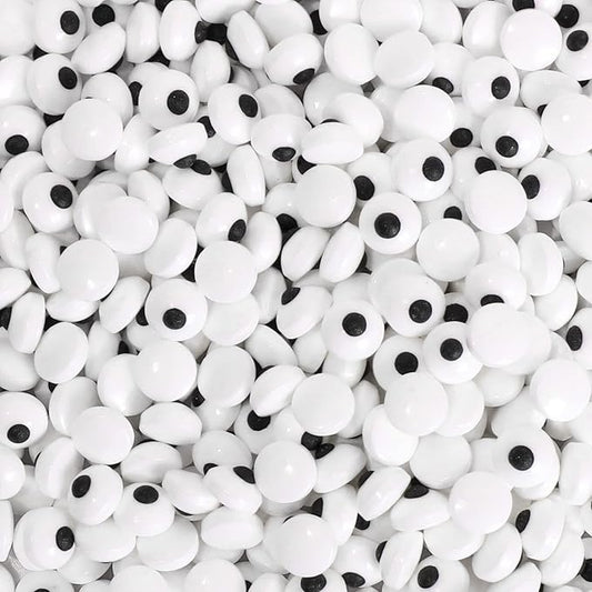 Candy Eyes for Decorating Edible Small Candy Eyes Eyeballs Halloween Sprinkles for Cake Cupcakes Toppers Cookies Baking Decoratings Christmas (1cm Eyes)